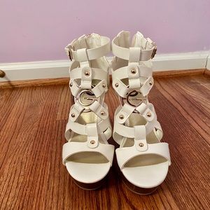 White Wedges G by Guess
